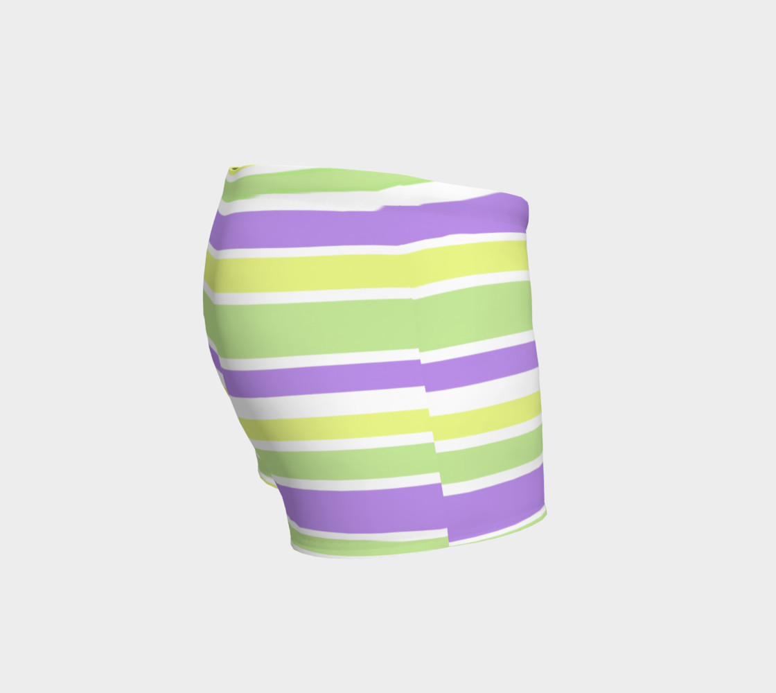 Bright Green Yellow Purple Stripes preview #3