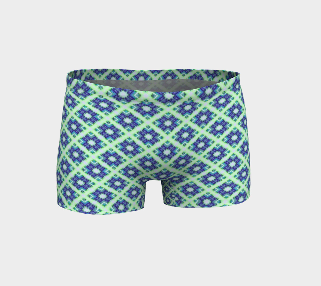 Blue Green Crisscross Pattern preview #1