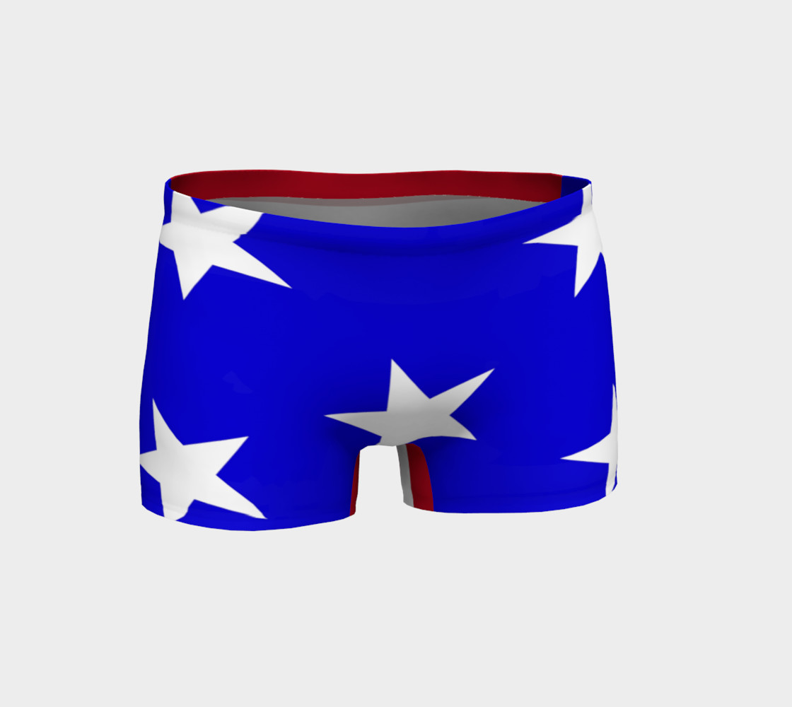Stars and Stripes Gym Shorts Style2 preview #1