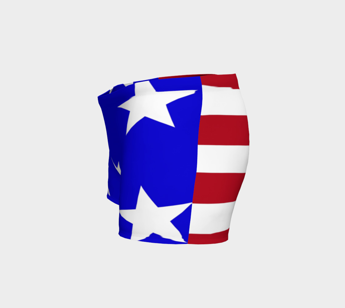Stars and Stripes Gym Shorts Style2 preview #2