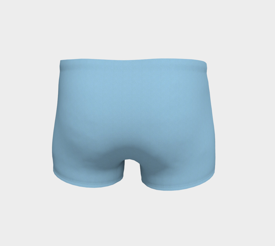 B lue flower shorts preview #4