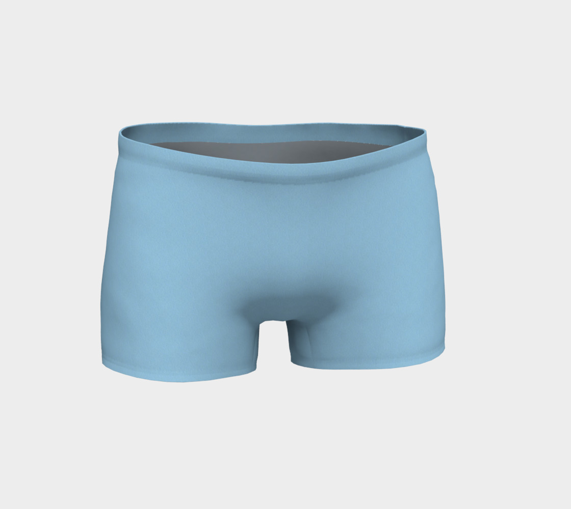 B lue flower shorts preview #1