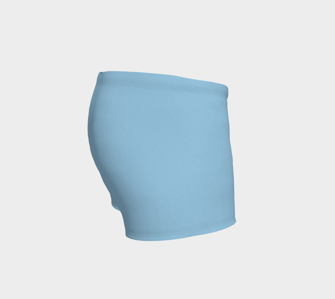 B lue flower shorts preview #3