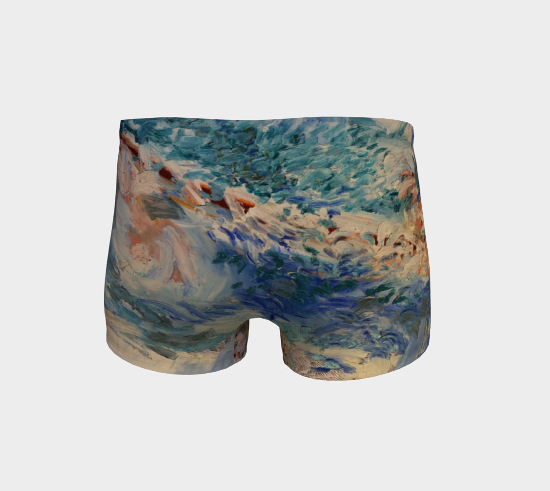 ocean swirl shorts preview #4