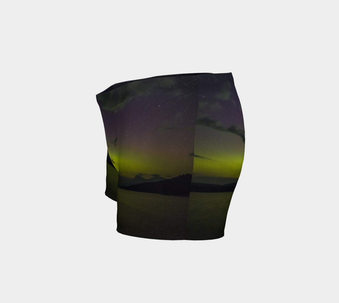 Yellow Sunset Northern Lights Shorts preview #2