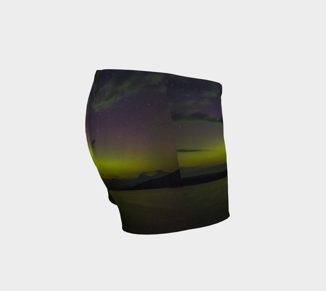 Yellow Sunset Northern Lights Shorts preview #3