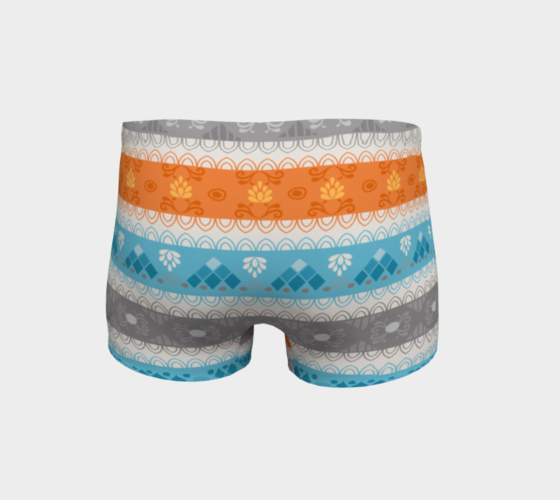 Tribal Soft Gray Stripes Shorts preview #4