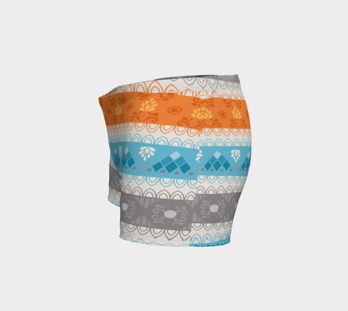 Tribal Soft Gray Stripes Shorts preview #2