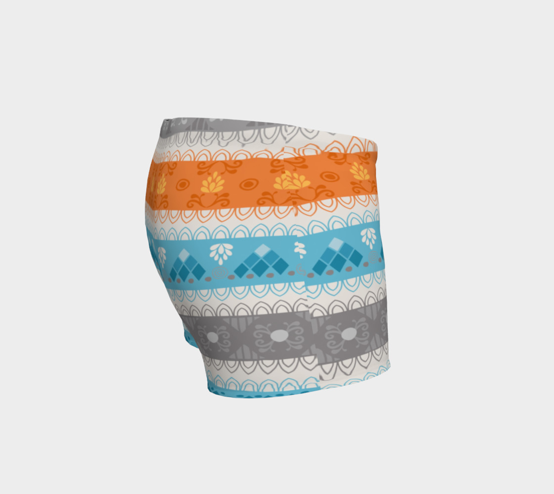 Tribal Soft Gray Stripes Shorts preview #3