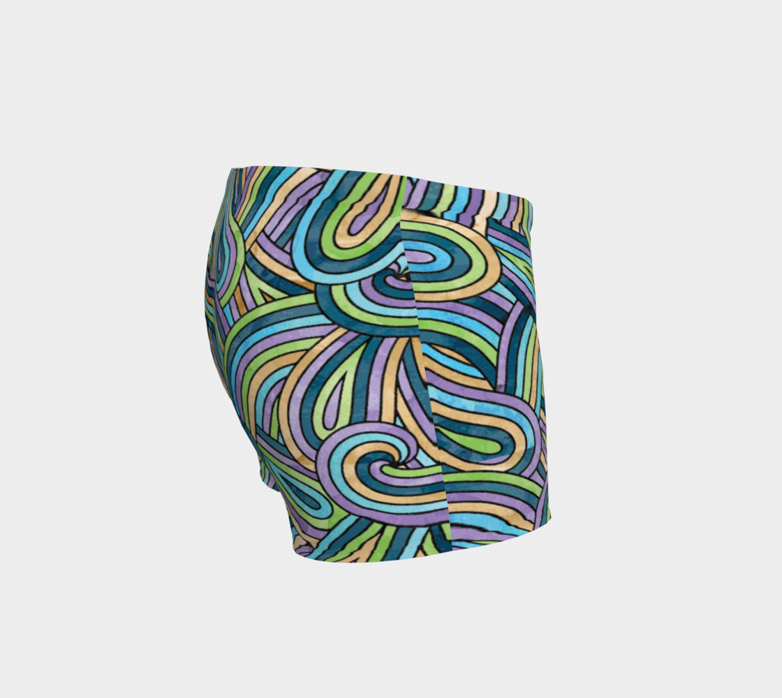 Abstract Swirls Pattern Shorts preview #3
