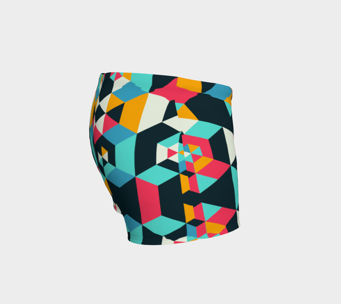 Modern Colorful Geometric Shorts preview #3