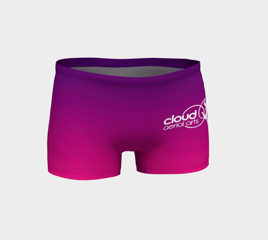 ombre shorts pink purple 3D preview