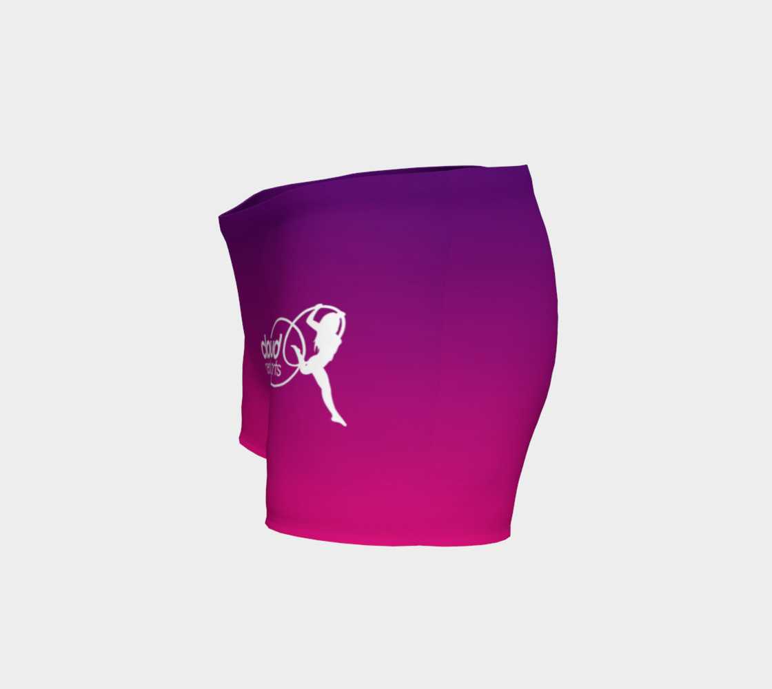 ombre shorts pink purple preview #2