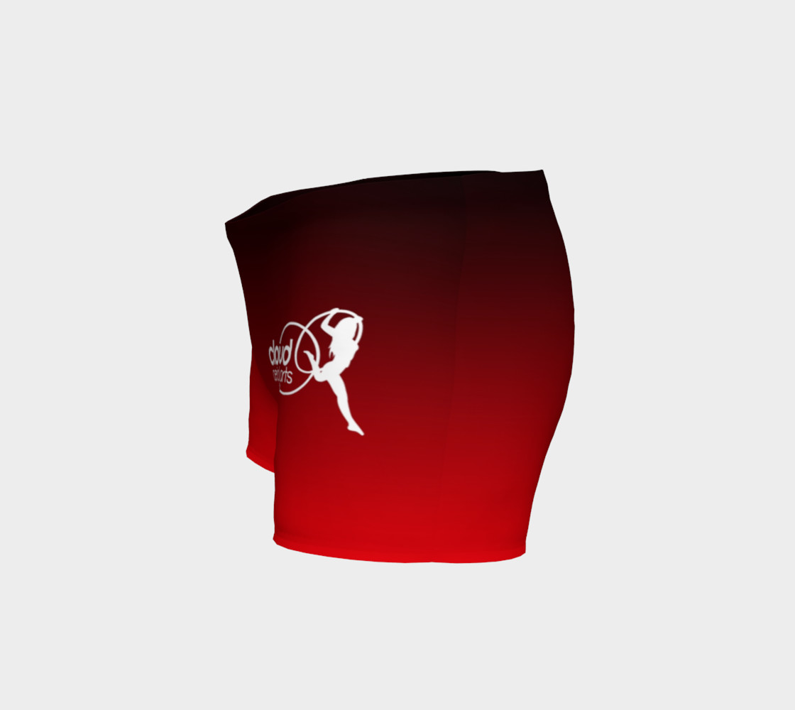 ombre shorts black red preview #2