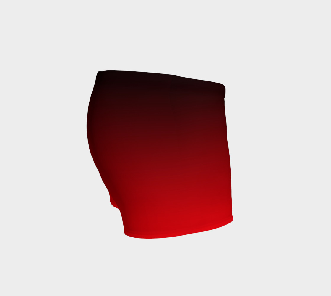 ombre shorts black red preview #3
