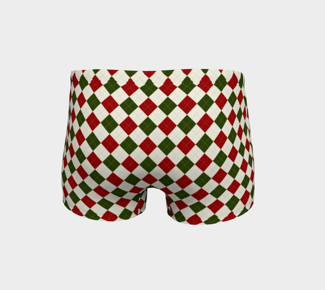 Christmas Argyle Shorts preview #4