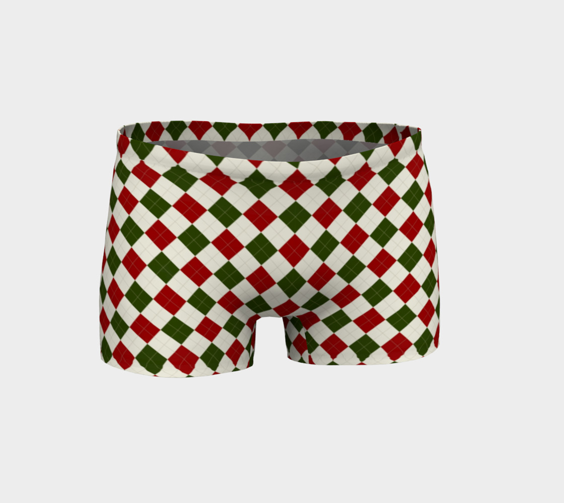 Christmas Argyle Shorts preview #1