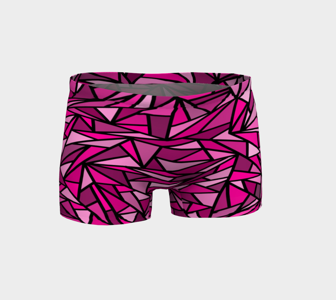 Pink Abstract Shorts preview #1