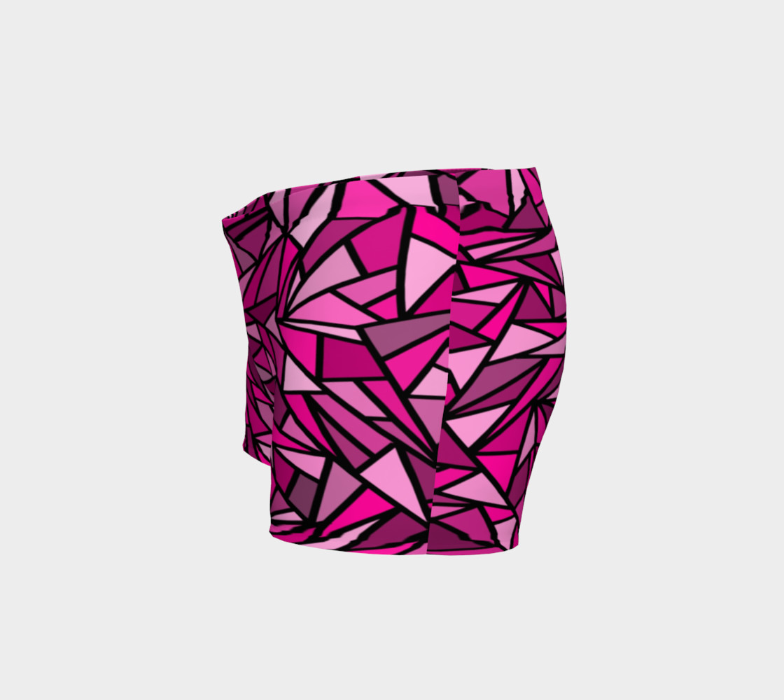 Pink Abstract Shorts preview #2