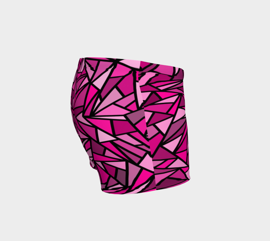 Pink Abstract Shorts preview #3