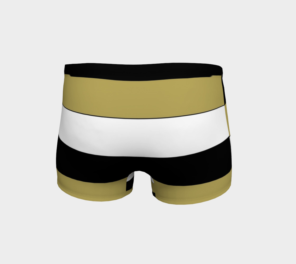 Elegant Black White Brown Gold Stripes Pattern preview #4