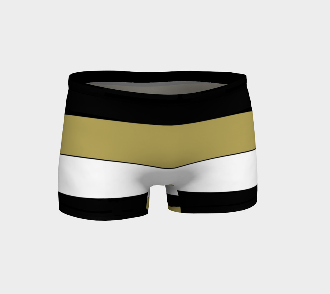Elegant Black White Brown Gold Stripes Pattern preview #1