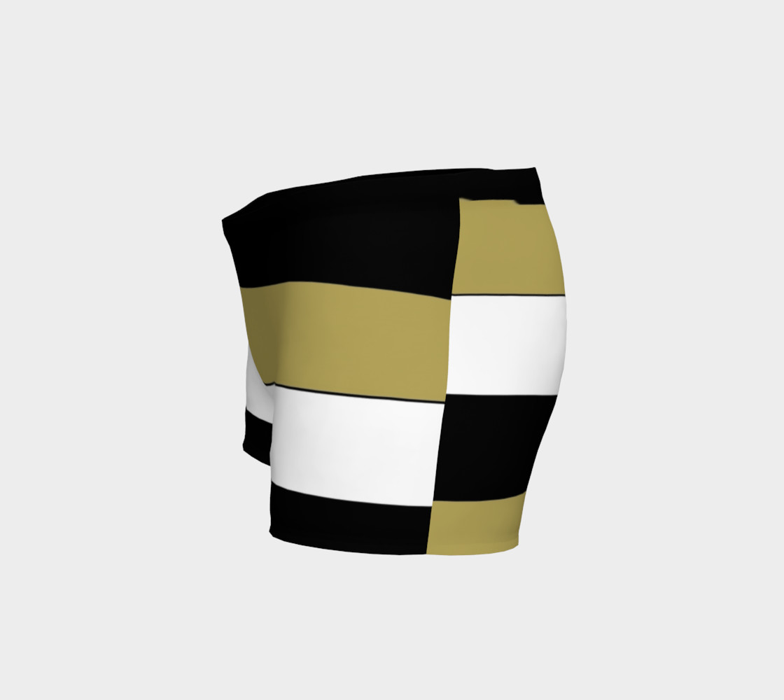 Elegant Black White Brown Gold Stripes Pattern preview #2