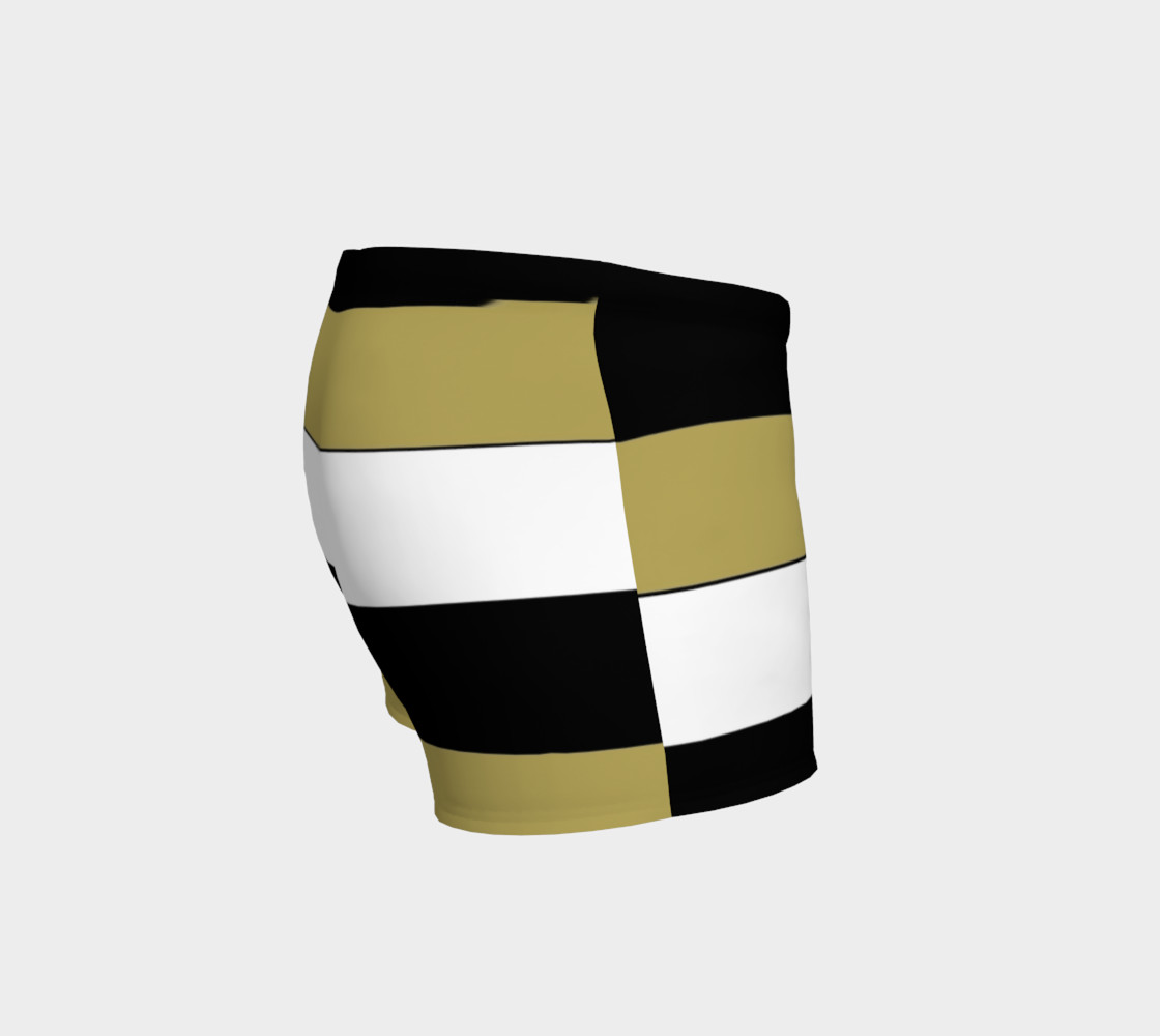Elegant Black White Brown Gold Stripes Pattern preview #3