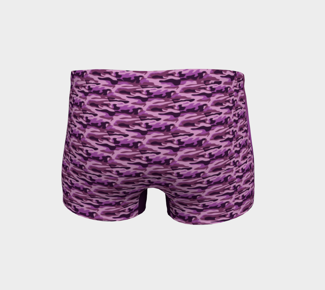 Platinum P Collection Workout Shorts Purple Camo preview #4
