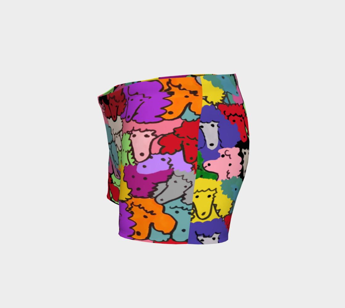Shorts - Poodle design - burst of color preview #2