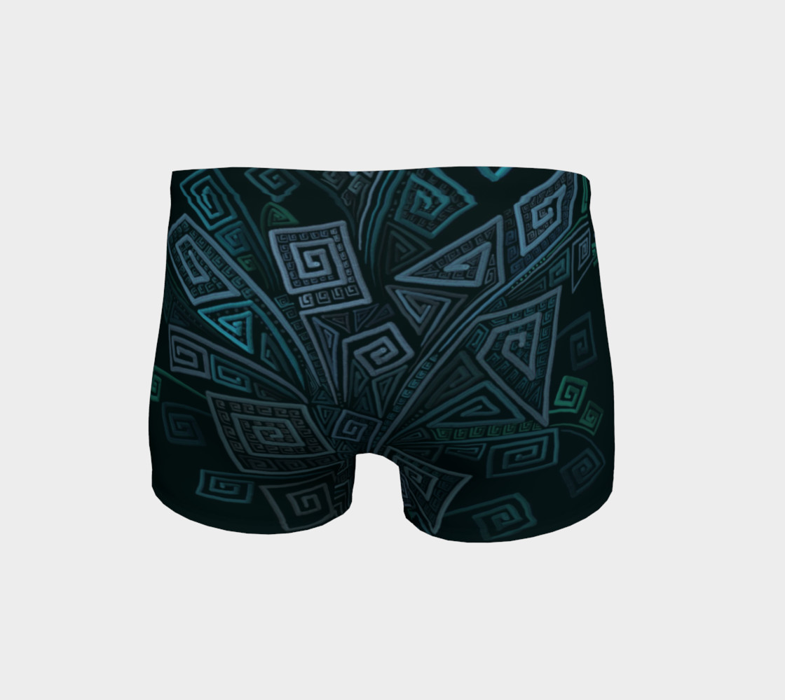 Turquoise 3D Square preview #4