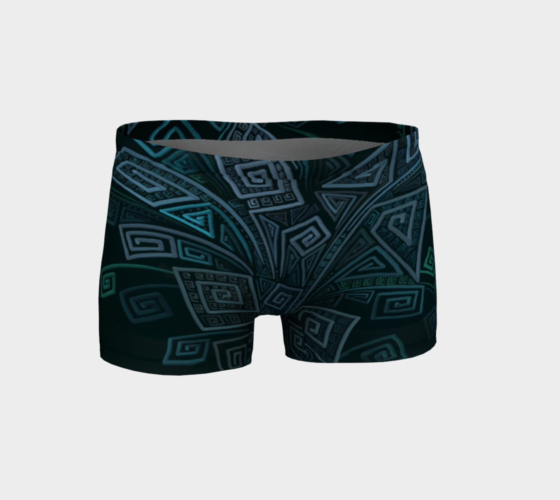 Turquoise 3D Square preview #1