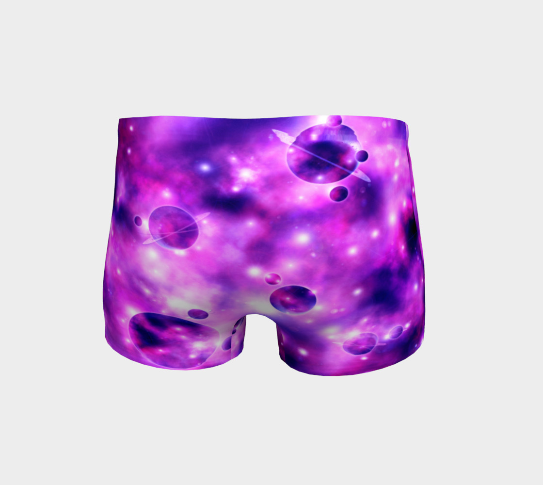 Space Shorts in Purple preview #4