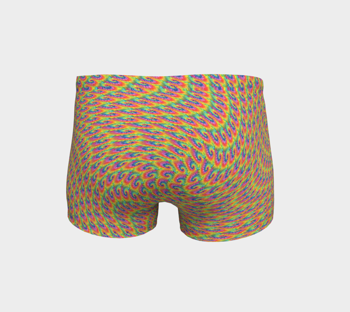 Rainbow tie Dye shorts preview #4
