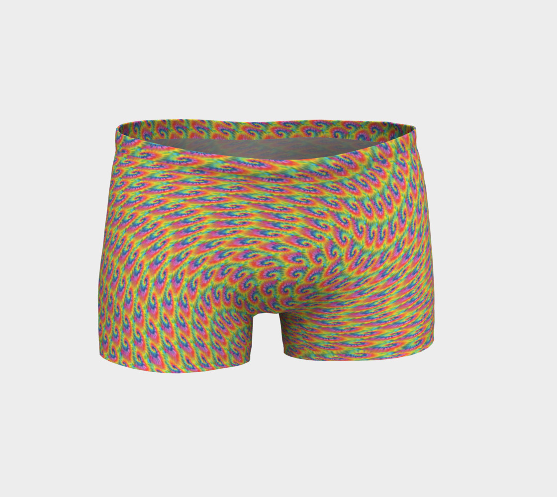 Rainbow tie Dye shorts preview #1