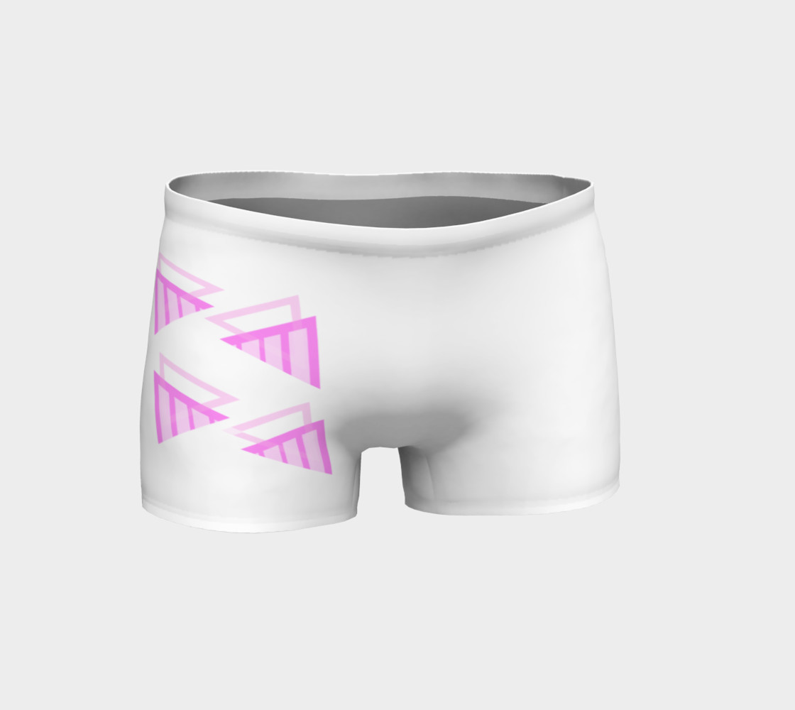 Bridesmaid white and pink shorts preview #1