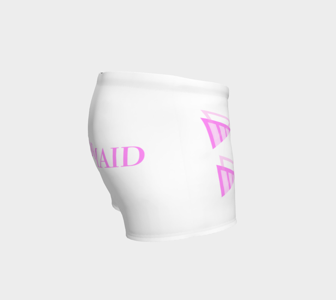 Bridesmaid white and pink shorts preview #3