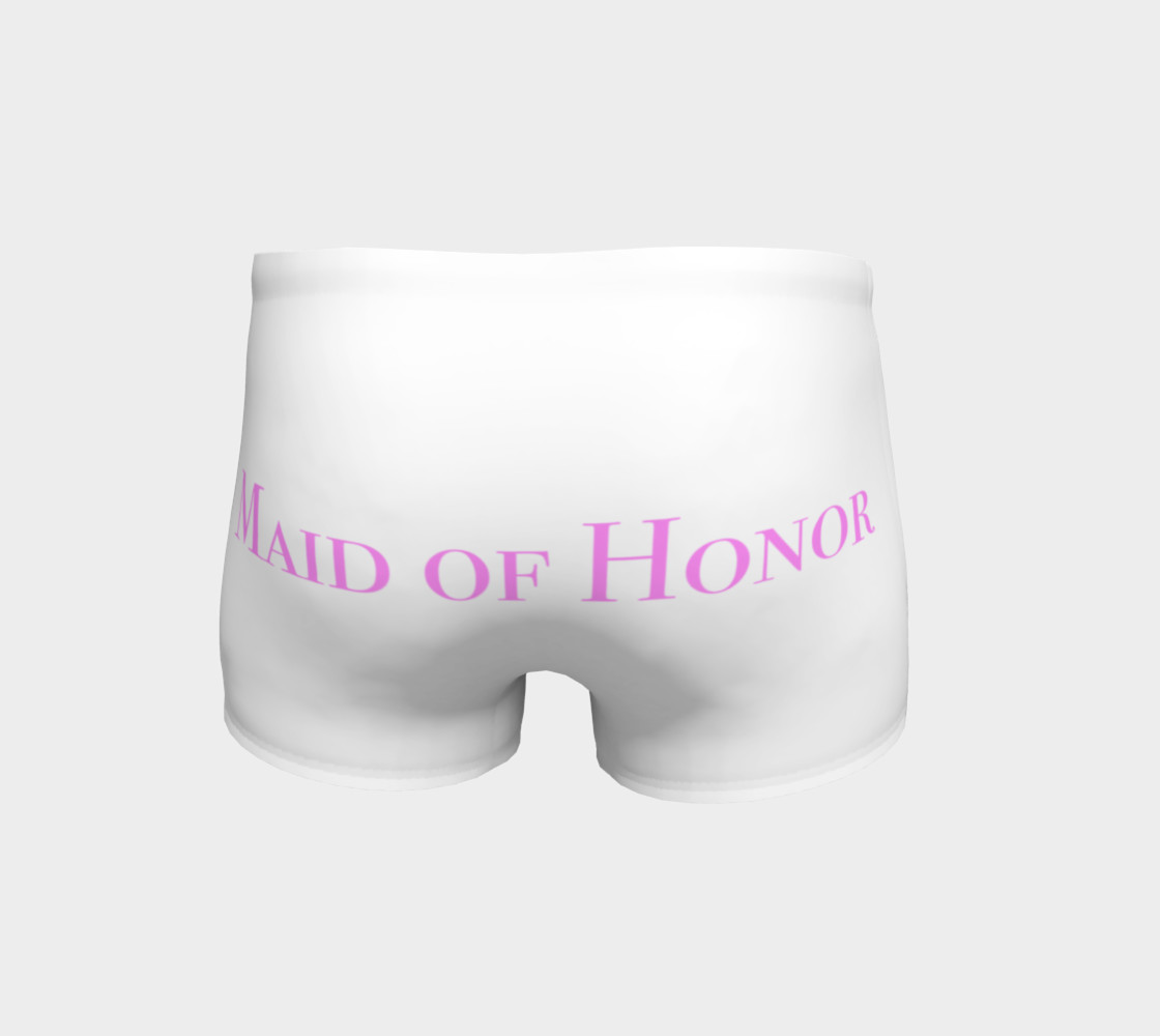 Maid of Honor White and Pink Shorts preview #4