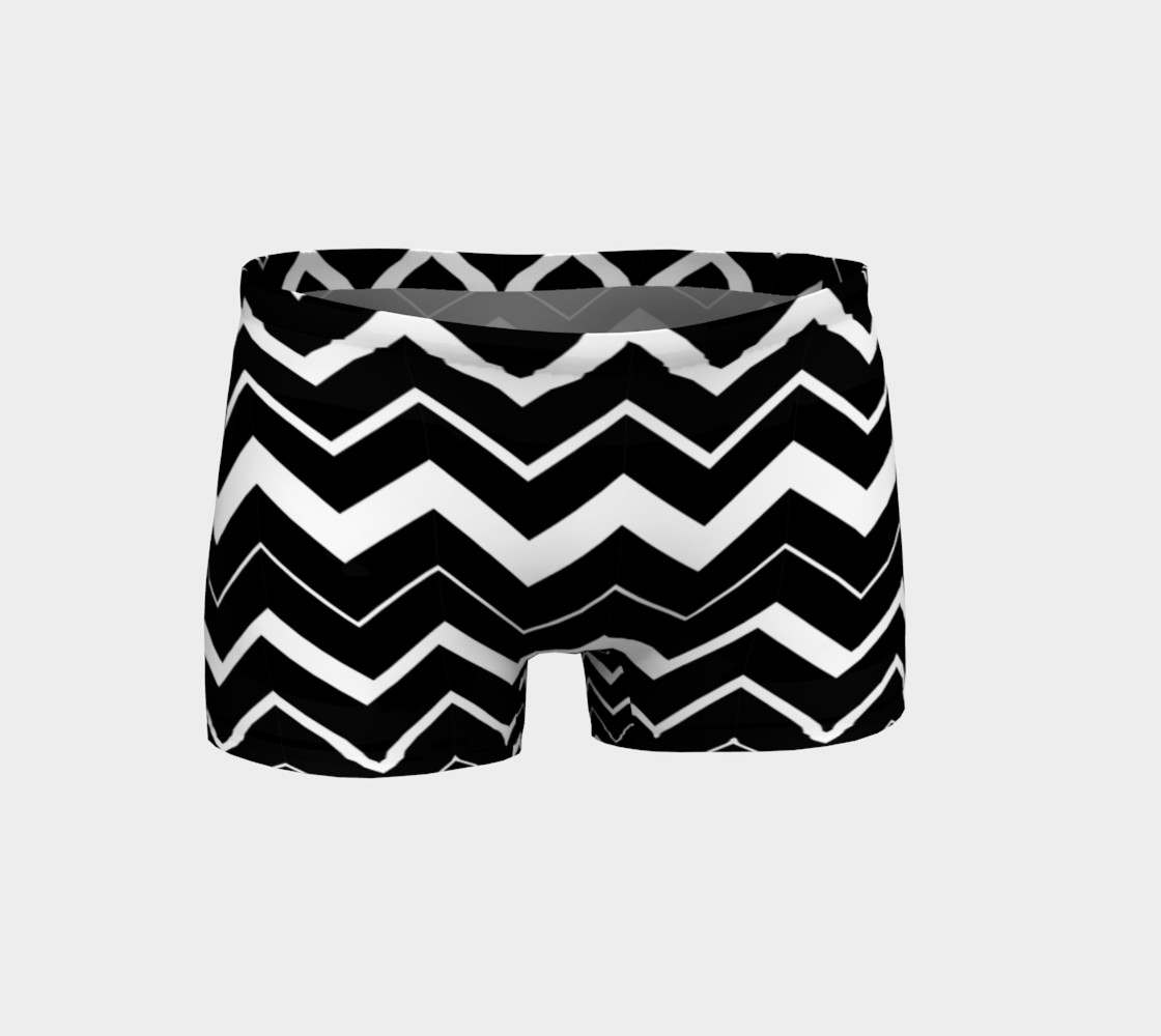 Zig Zag Black and White 3D preview
