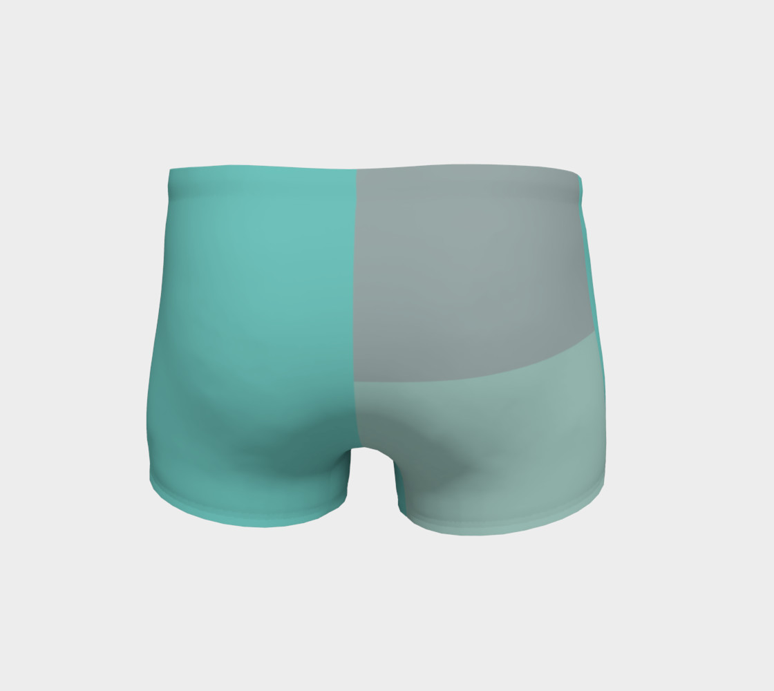 Grey with Teal Accents Shorts preview #4