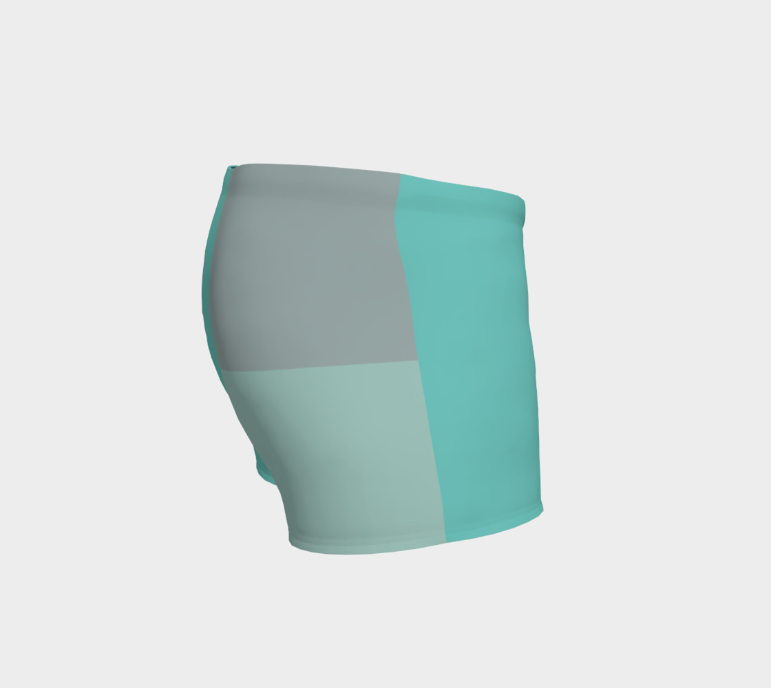 Grey with Teal Accents Shorts thumbnail #4