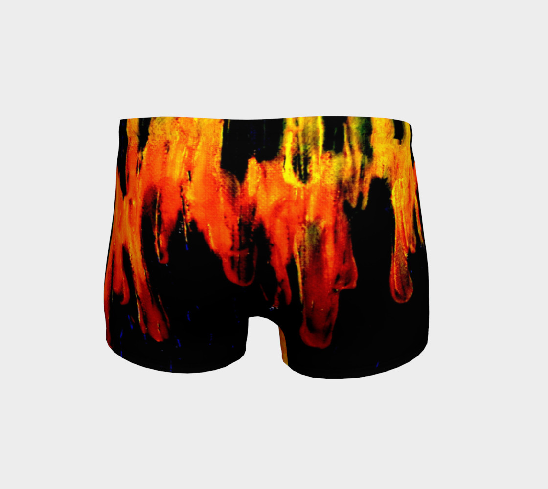 Lava in Black and Orange Shorts preview #4