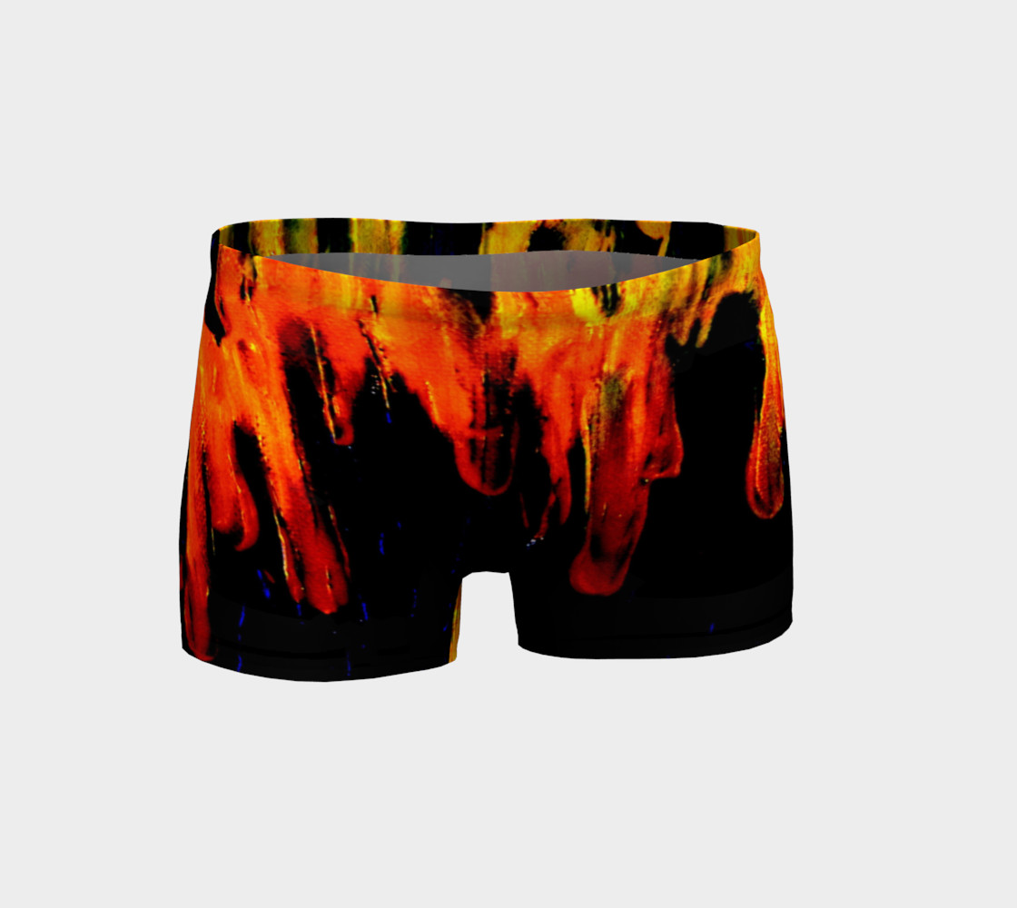 Lava in Black and Orange Shorts preview #1
