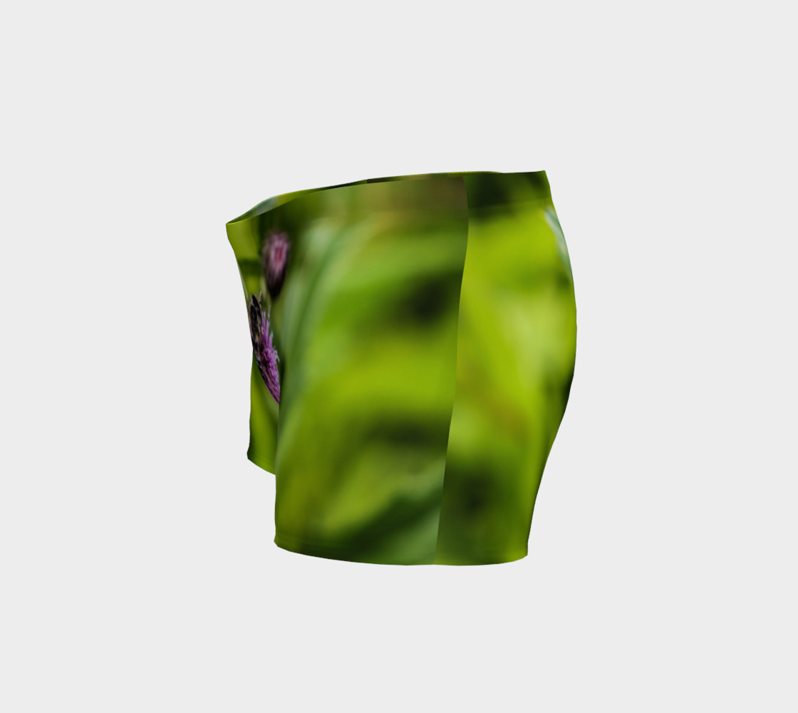 A Bee on a Purple Flower Shorts preview #2