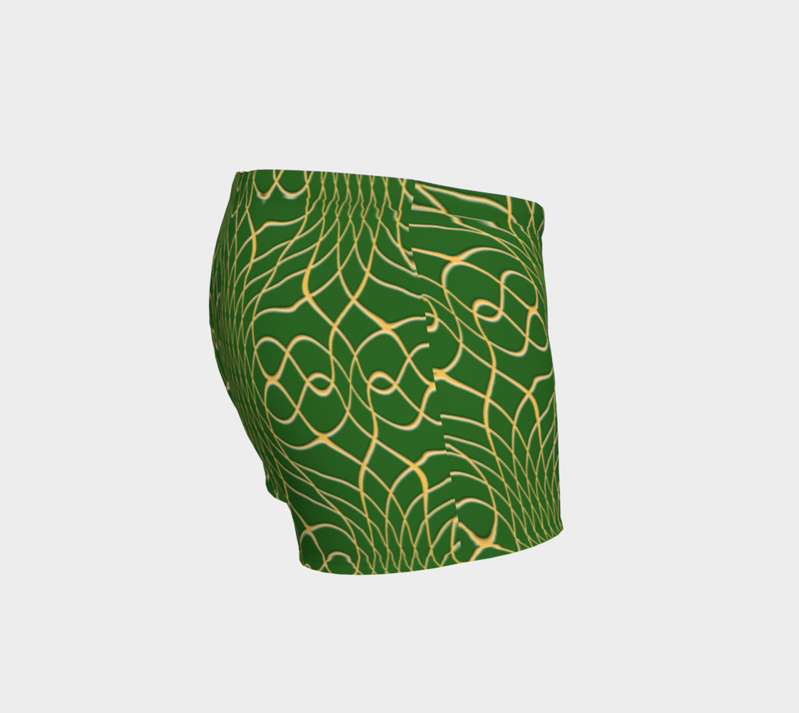 Green Orange Pineapple Twist Shorts preview #3