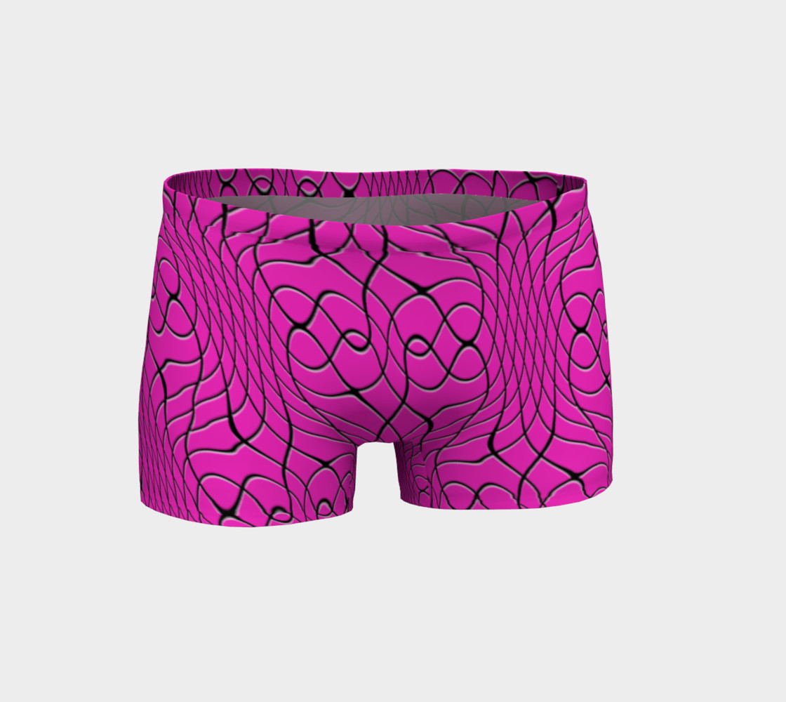 Pink Pineapple Twist Shorts preview #1