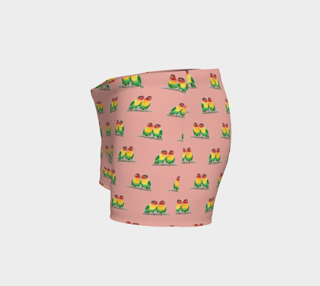 Fischer's lovebirds pattern Shorts preview #2