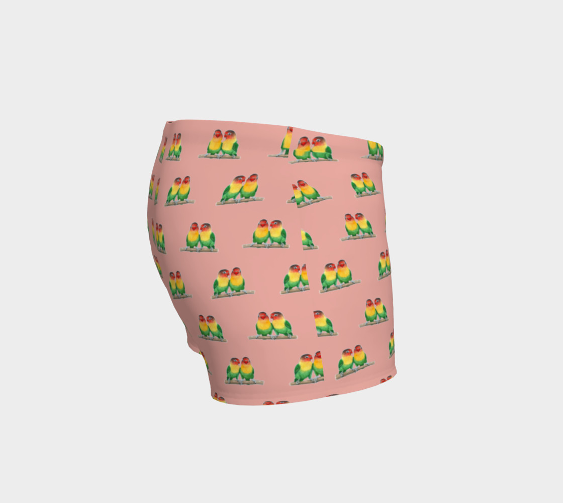 Fischer's lovebirds pattern Shorts preview #3