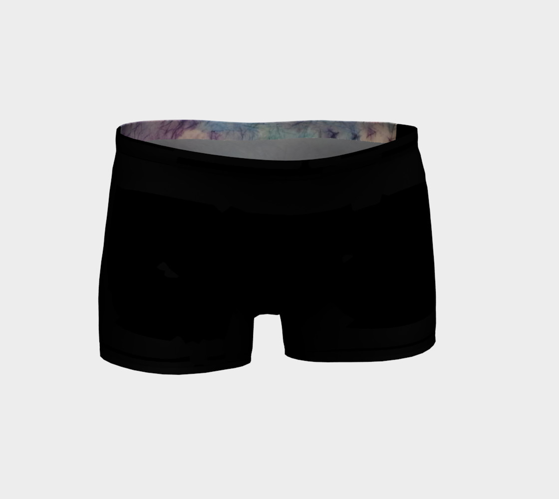 Dragonfly Bum Watercolor Batik Womens Athletic Shorts preview #1