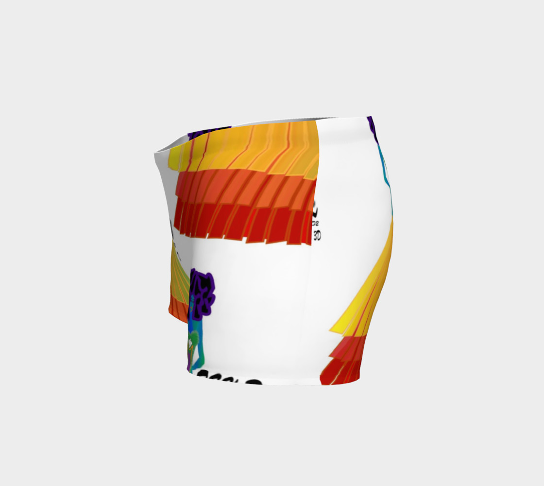 TSX Design House Logo yoga shorts preview #2